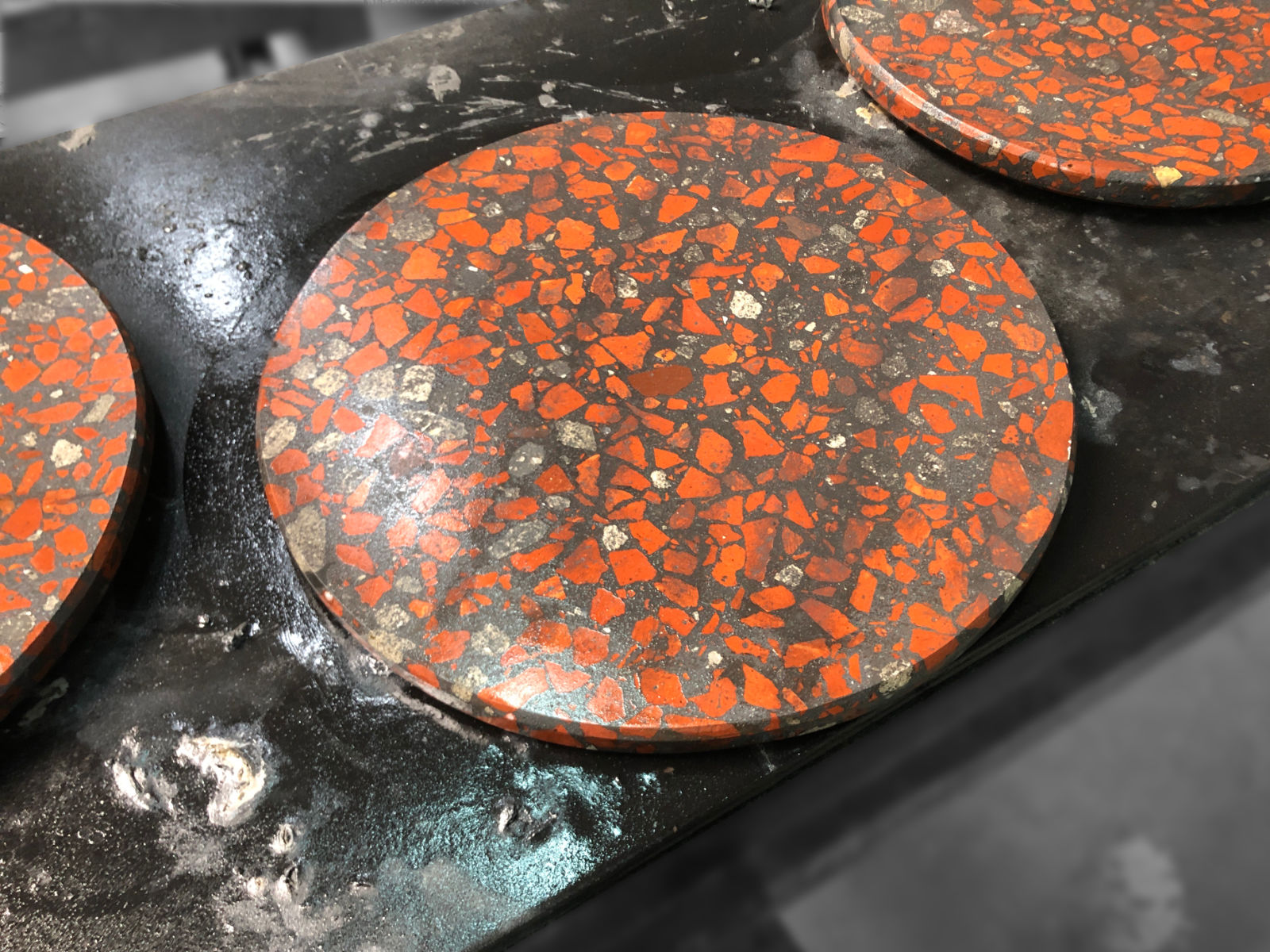 tafelbladen van gerecyclede baksteen